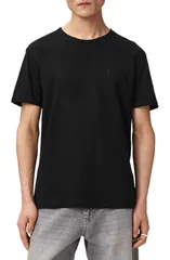 オールセインツ メンズ トップス Tシャツ AllSaints Flax Short Sleeve Tshirt Jet Black ブラック