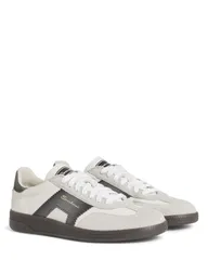 サントーニ レディース シューズ スニーカー スエード レザー Santoni Leather and Suede DBS Oly Sneaker White ホワイトのサムネイル