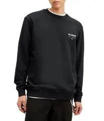 オールセインツ メンズ アウター ニット・セーター AllSaints Underground Crew Jet Black 2 ブラックのサムネイル