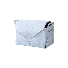 アルファックス 収納ケース バッグ収納 おもちゃ収納 おむつストッカー グレー 幅43×奥行25×高さ33cm felty フェルティ 竹炭入りマルチ収納 AP-624202 0のサムネイル