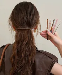 【即納】 バレッタレディース ヘアアクセサリー レディース ヘアアイテム 大人かわいい マーブル ヘアピン 上品 ヘアアクセ 韓国風 シンプル ヘアクリップ 通勤髪飾り1102