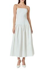 MYLAN Back String Dress Shell White - メルカリ
