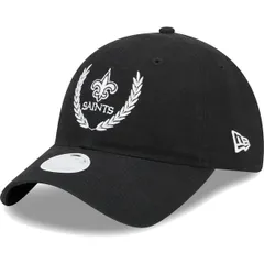 ニューエラ レディース アクセサリー 帽子 Womens New Era Black New Orleansaints Leaves 9TWENTY Adjustable Hat Black ブラック