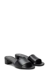 マンゴ レディース シューズ パンプス サンダル MANGO Slide Sandal Black ブラックのサムネイル