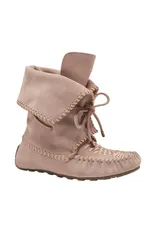 フリーピープル レディース シューズ ブーツ・レインブーツ Free People Misty Moc Toe Boot Pearl Blush Suede パールのサムネイル