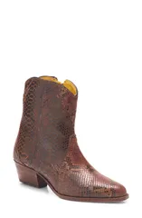 フリーピープル レディース シューズ ブーツ・レインブーツ Free People New Frontier Western Bootie Snake Print Leatherのサムネイル