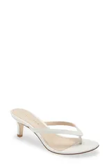 ペレモーダ レディース シューズ パンプス サンダル Pelle Moda Slide Sandal White Patent ホワイト