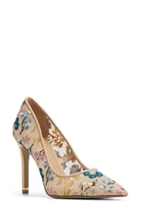 テッドベーカー レディース シューズ パンプス Ted Baker London Cara Icon Pointed Toe Pump Beige Floral ベージュのサムネイル