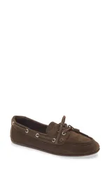 マンゴ レディース シューズ パンプス レース ローファー MANGO LaceUp Loafer Chocolate チョコレートのサムネイル