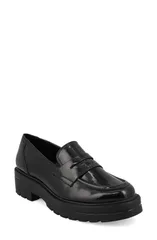 ミア レディース シューズ オックスフォード ローファー MIA Yoani Lug Sole Penny Loafer Black ブラックのサムネイル