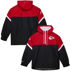 ミッチェルネス メンズ アウター ジャケット・ブルゾン ヴィンテージ ロゴ Mens Mitchell Ness RedBlackansas City Chiefs Tie Breaker Vintaのサムネイル