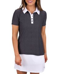 블랙 로버 레이디스 탑스 셔츠 Black Clover Asteria Polo Black 블랙