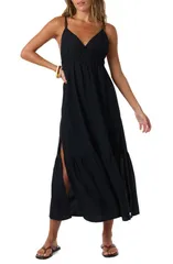 オニール レディース トップス ワンピース ONeill Julez Sundress Black ブラックのサムネイル