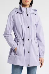 ロンドンフォグ レディース アウター コート フーデッドジャケット London Fog Hooded Jacket Lilac ライラックのサムネイル