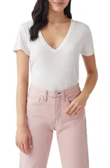 スプレンディット レディース トップス シャツ Vネック Splendid Kate VNeck TShirt White ホワイトのサムネイル