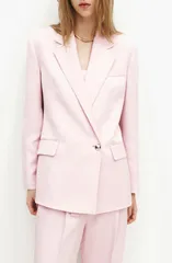 マンゴ レディース アウター ジャケット・ブルゾン ブレザー MANGO Americana Marina Blazer Light Pastel Purple パープルのサムネイル