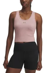 アンダーアーマー レディース トップス タンクトップ Under Armour Vanish Seamless Tank Pink Taupe Taupe ピンクのサムネイル