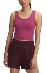 アンダーアーマー レディース トップス タンクトップ Under Armour Vanish Seamless Tank Fuchsia Maroon Maroon マルーンのサムネイル