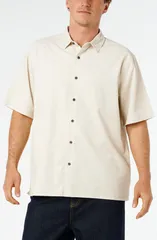 リップカール メンズ トップス シャツ コーデュロイ コットン Rip Curl Premium Surf Oversize Short Sleeve Cotton Corduroy ButtonUpのサムネイル