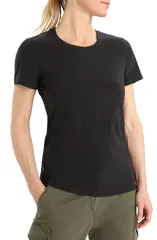 アイスブレーカー レディース トップス Tシャツ Icebreaker Central Merino Blend TShirt Black ブラックのサムネイル