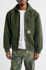 カーハート メンズ アウター ジャケット・ブルゾン コットン Carhartt Work In Progress OG Active Insulated Hooded Organicotton Canのサムネイル