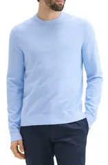 セオリー メンズ アウター パーカー・スウェット クルーネック セーター Theory Textured Crewneck Sweater Clear Skyのサムネイル
