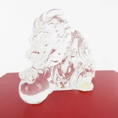 バカラ Baccarat 龍 辰 クリスタル ガラス クリア オブジェ 置物 縁起物 箱付き 干支のサムネイル