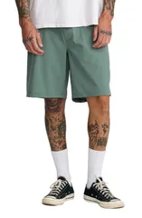 ルーカ メンズ ボトムス ハーフパンツ・ショーツ ショートパンツ RVCA Vacancy Ghostripe Shorts Jade ストライプのサムネイル