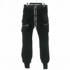 リックオウエンス Rick Owens 24SS MASTODON CARGO マストドンカーゴパンツ 48 ブラック 黒 RU01D3396-DA 国内正規のサムネイル