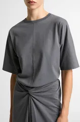 ヴィンス レディース トップス Tシャツ コットン Vince Dolman Sleeve Cotton TShirt Oceanaのサムネイル