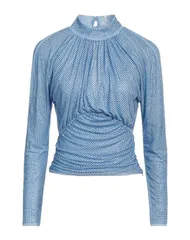 セルフ・ポートレイト レディース トップス シャツ SELFPORTRAIT Light Blue ブルーのサムネイル