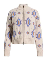 ウール リッチ レディース アウター カーディガン ファスナー付きニット WOOLRICH Ivory アイボリーのサムネイル