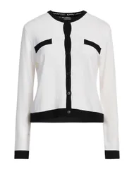カール ラガーフェルド レディース アウター カーディガン KARLAGERFELD White ホワイトのサムネイル