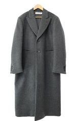 TOZAOU 토자오우 25AW Long Clothes 롱 클로즈 울 체스터 코트 TOZ-25AW-CO0001 M 챠콜 그레이 브랜드 헌옷 벡터 중고 ●■251126