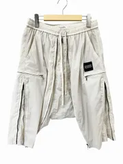 ユリウス JULIUS 22AW CROP FLIGHT PANTS クロップ フライト サルエル ハーフ パンツ 787PAM9 3 アイボリー ブランド古着ベクトル 中古260312のサムネイル