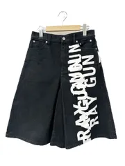 タカヒロミヤシタザソロイスト TAKAHIRO MIYASHITA The Soloist. jean look flared culotte ペイント加工 ジーン ルック フレアド キュロット デニム パンツ sp.0019aAW23 46黒 260323のサムネイル