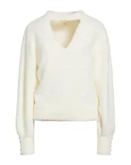 ゲス レディース アウター ニット・セータートルネック GUESS White ホワイト