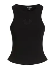 トゥルーレリジョン レディース トップス シャツ タンクトップ TRUE RELIGION Black ブラックのサムネイル