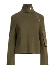 リュージョー レディース アウター ニット・セータートルネック LIU JO Military Green グリーンのサムネイル