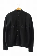 ジバンシィ GIVENCHY Varsity Bomber Jacket バーシティ ボンバー ジャケット BM00R64Y82 XS 黒 ブラック ブランド古着ベクトル 中古 251015 のサムネイル