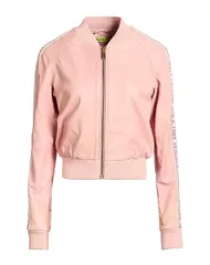 ヴェルサーチ レディース アウター ジャケット・ブルゾン レザーブルゾン VERSACE JEANS COUTURE Pink ピンクのサムネイル