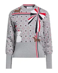 トムブラウン レディース トップス シャツ プルオーバー THOM BROWNE Light Gray グレーのサムネイル