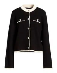 カール ラガーフェルド レディース アウター カーディガン KARLAGERFELD Black ブラックのサムネイル