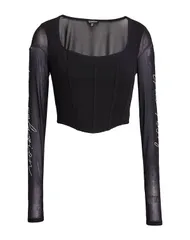 トゥルーレリジョン レディース トップス シャツ TRUE RELIGION Black ブラックのサムネイル