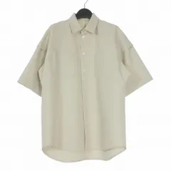 チノ CINOH 23SS  DOUBLE CLOTH HALF SLEEVE SHIRT ダブルクロスハーフスリーブシャツ 半袖 44 ベージュ 23SST303のサムネイル