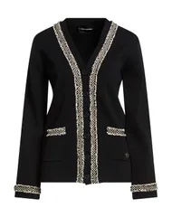 カール ラガーフェルド レディース アウター カーディガン KARLAGERFELD Black ブラックのサムネイル