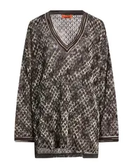 ミッソーニ レディース トップス シャツ プルオーバー MISSONI Dark Brown ブラウンのサムネイル