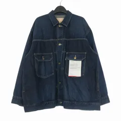 グラフペーパー Graphpaper 26SS Selvage Denim Jacket セルビッチ デニムジャケット ブルゾン 長袖 1 インディゴ GU261-20054DBのサムネイル
