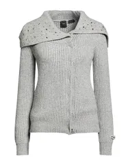 ピンコ レディース アウター カーディガン PINKO Light Gray グレーのサムネイル