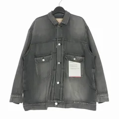 グラフペーパー Graphpaper 26SS Selvage Denim Jacket セルビッチ デニムジャケット ブルゾン 長袖 1 ブラック 黒 GU261-20054LBのサムネイル